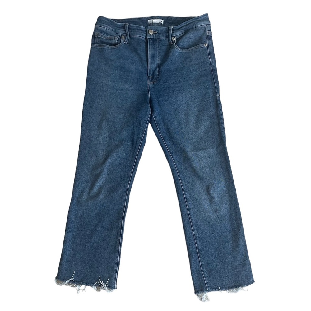 Good American Cutoff Crop Jeans Sz 6/28